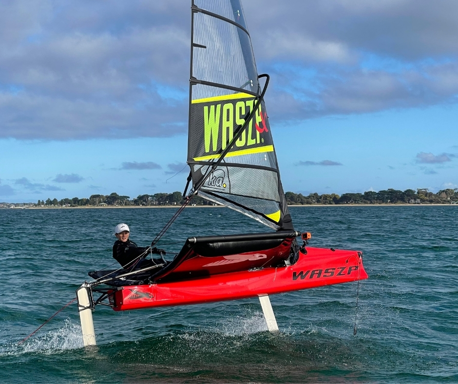 waszp foiling sailboat